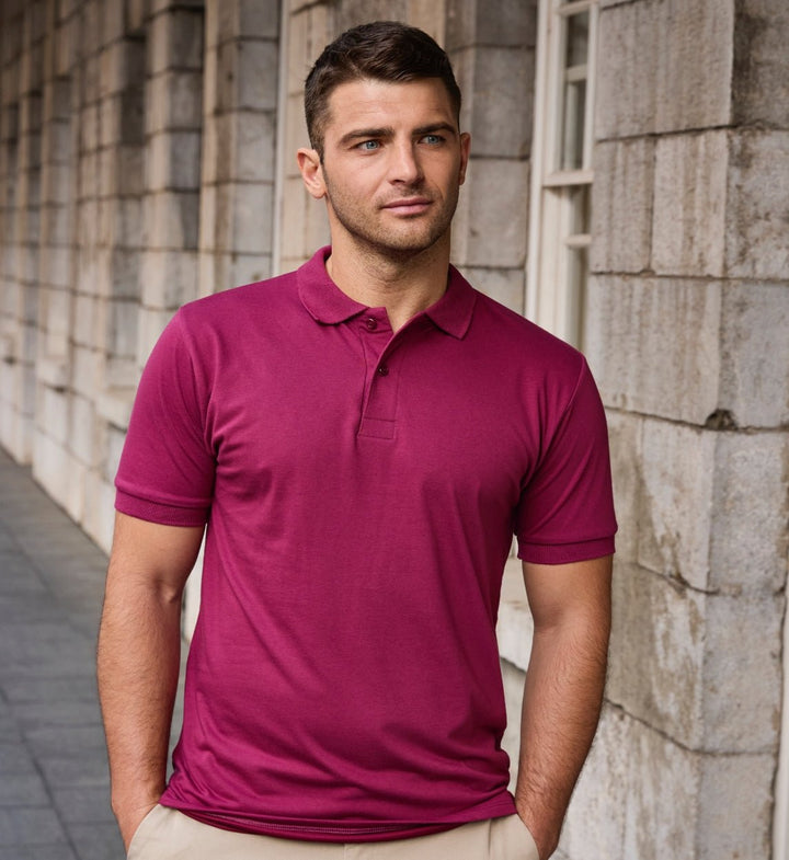 Sweat Proof Polo / Burgundy