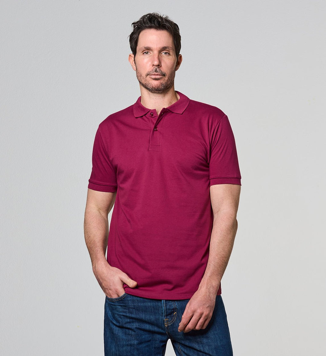 Sweat Proof Polo / Burgundy
