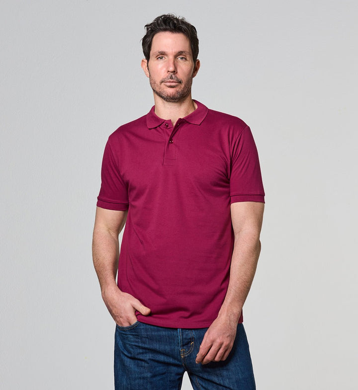 Sweat Proof Polo / Burgundy
