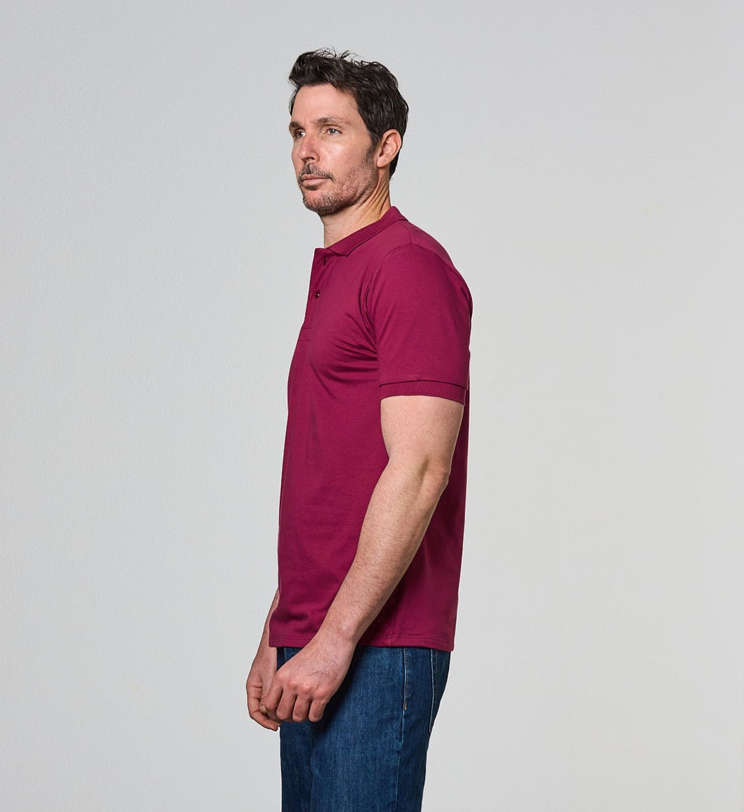 Sweat Proof Polo / Burgundy