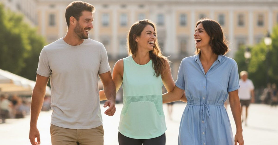 Clothes that don't make you sweat: how to dress to stay dry and cool